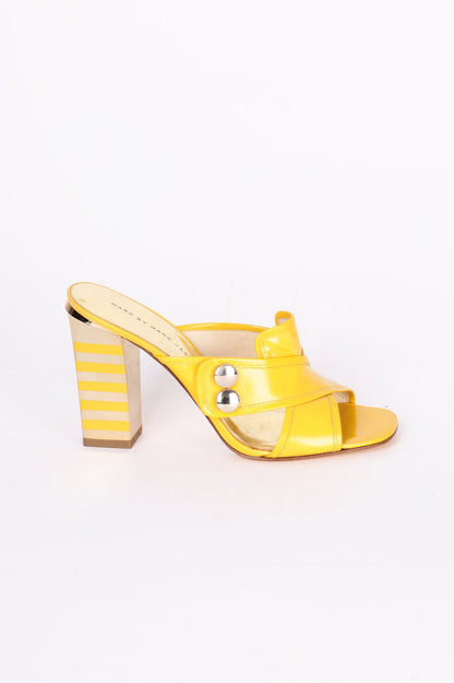 Marc by Marc Jacobs Womens Yellow Heels Size EU 39