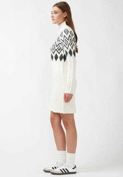 Buffalo Dresses Beige Knit Casual Dresses Easy-Wear Silhouette Easy-Care Styling