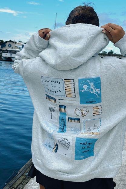 MATCHBOX HOODIE LIGHT GREY