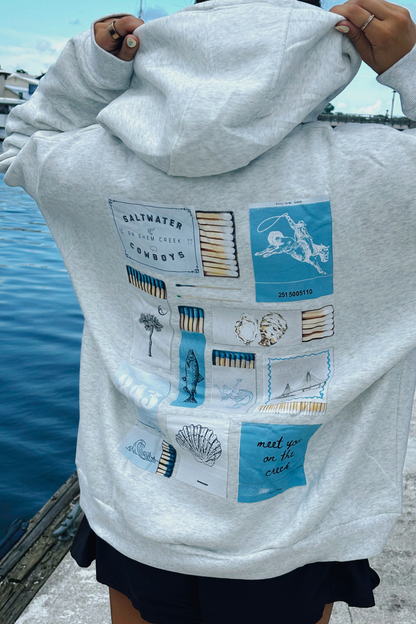 MATCHBOX HOODIE LIGHT GREY