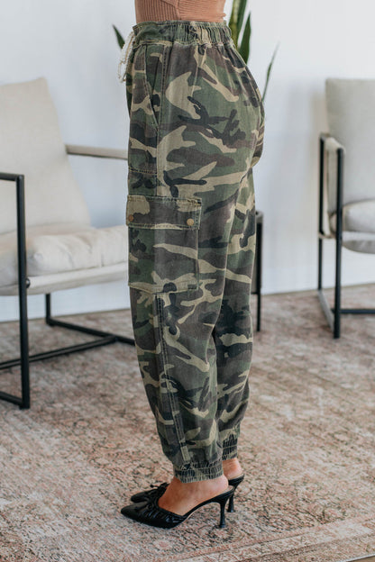 Maverick Cargo Pants - Dark Olive