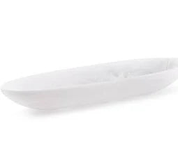 MEDIUM BOAT BOWL IN WHITE SWIRL