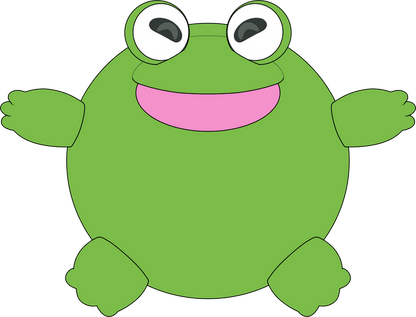 Mega Frog Plush (9in)