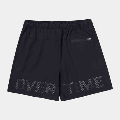 Rear view of the Overtime Melo Performance Shorts.