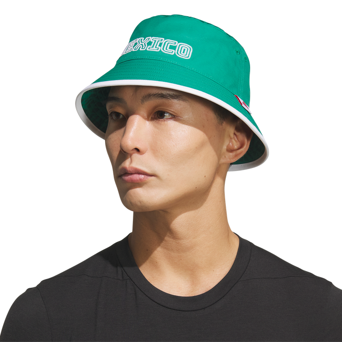 adidas Men's Mexico Fan Bucket | Bold Green / Team Dark Green / White
