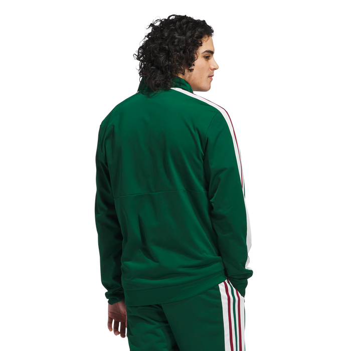 adidas Men's Nations Track Top | Dark Green / White / Burgundy | Men's
