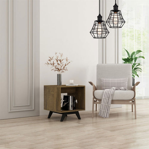 Metro End Table Dark Oak by Tauris™ -Home Living Store - -