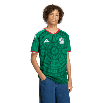 adidas Mexico 26 Home Jersey | Bold Green | Kid's