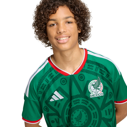 adidas Mexico 26 Home Jersey | Bold Green | Kid's