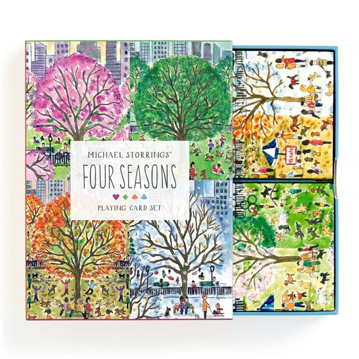 Michael Storrings Four Seasons Playing Card Set - The Preppy Bunny