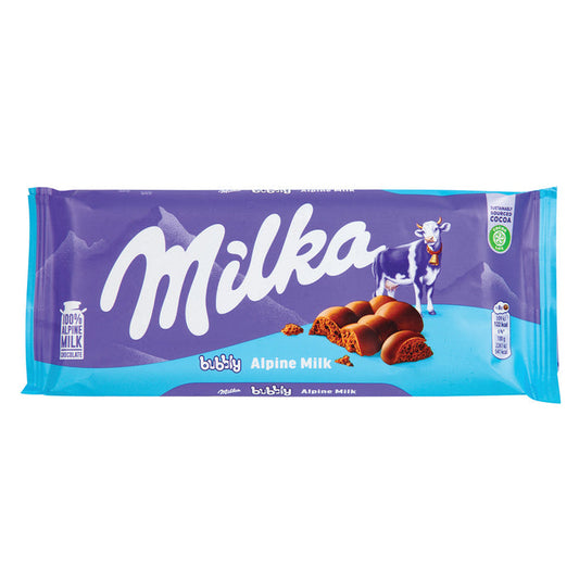 Milka Bubbly Milk Chocolate Candy Bar - 14 Count