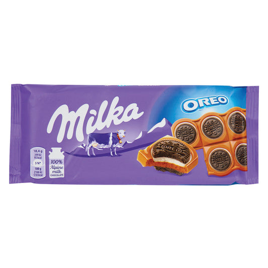 Milka Oreo Sandwich Candy Bar - 16 Count