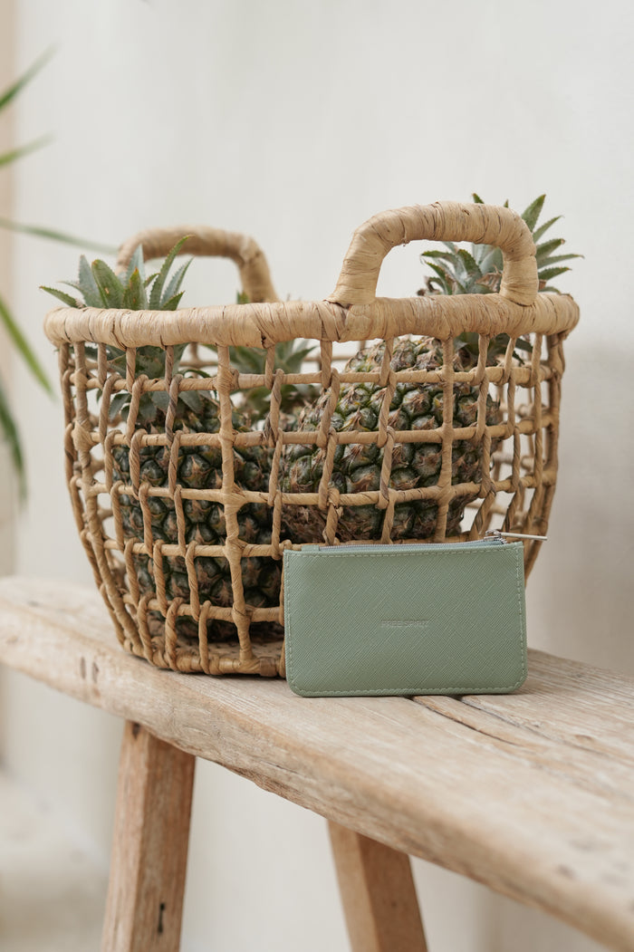 Mint Green Card Purse