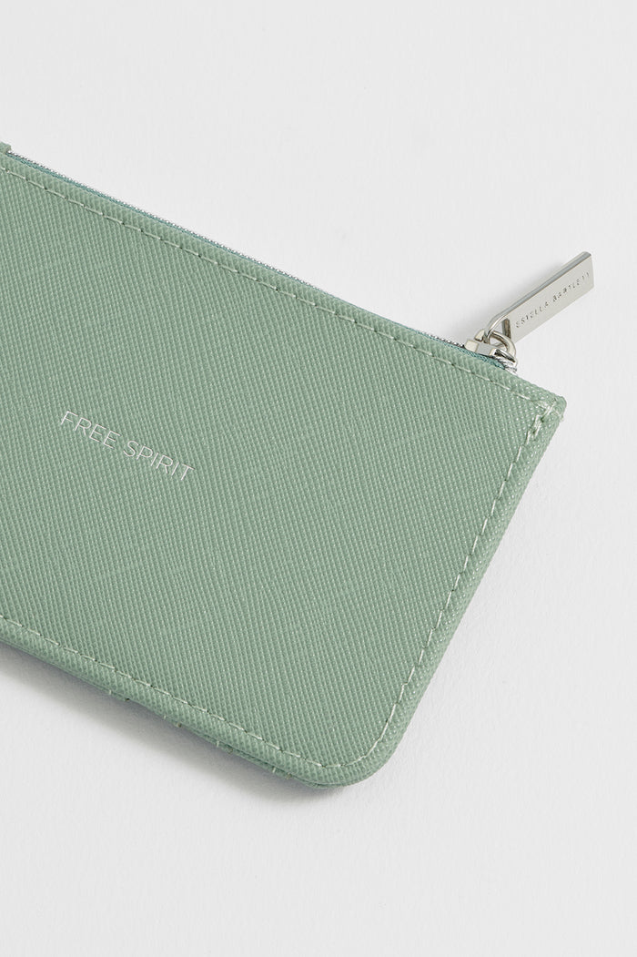 Mint Green Card Purse