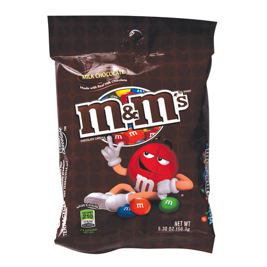 M&M's Peg Bags - 12ct Milk Chocolate