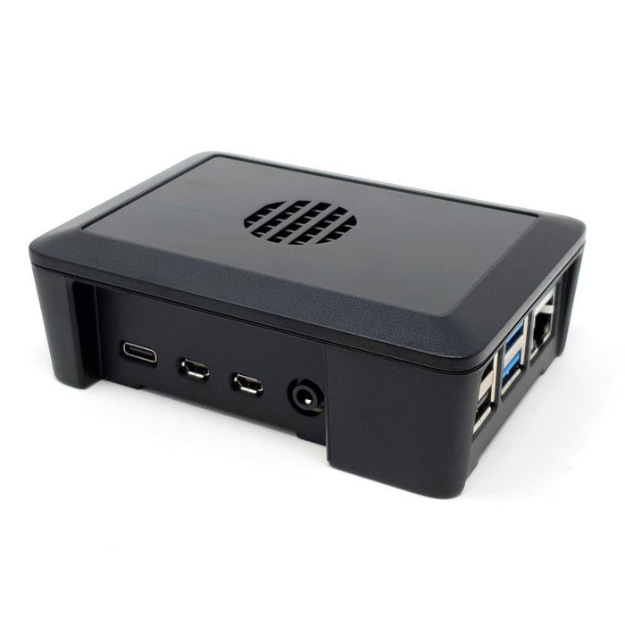 Modular Raspberry Pi 4 Case - Black by The Pi Hut - The Pi Hut