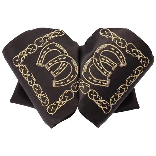 Moño Charro White Diamond color café con diamantes – moño artesanal charro