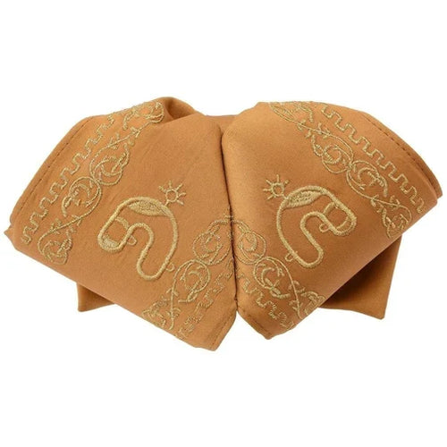 Moño Charro White Diamond color oro con herradura – accesorio elegante de charrería mexicana