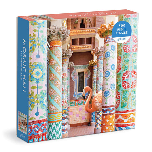 Mosaic Hall 500 Piece Puzzle 500 Piece Puzzles Galison
