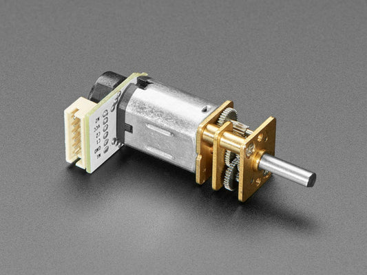 N20 DC Motor with Magnetic Encoder - 6V with 1:100 Gear Ratio by The Pi Hut - The Pi Hut