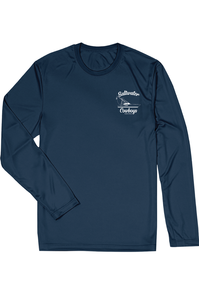 NAVY BOAT TEE