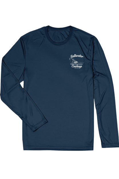 NAVY BOAT TEE