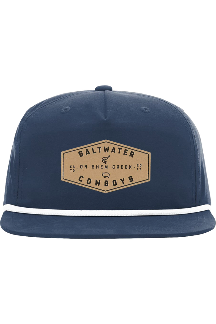 NAVY ROPE HAT
