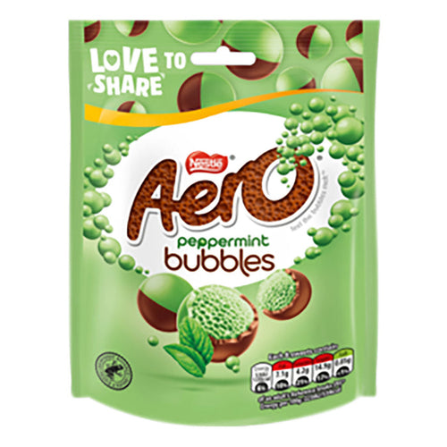 Nestle Aero Peppermint Bubbles Chocolate Pouches - 8 Count