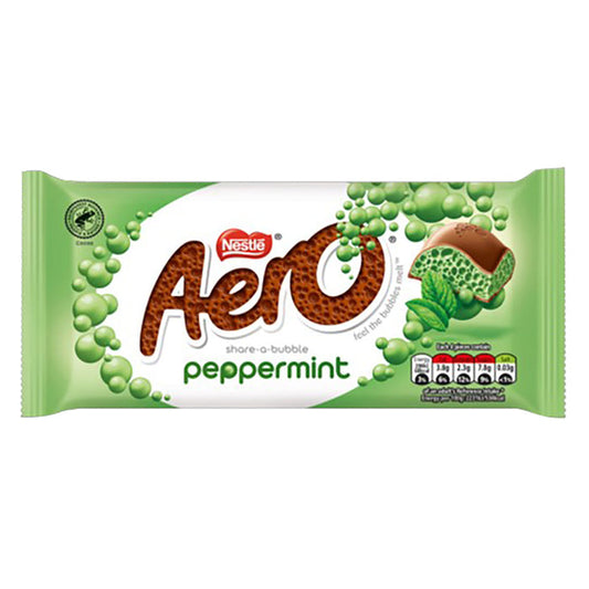 Nestle Share Size Peppermint Aero Bubble Candy Bar - 12 Count