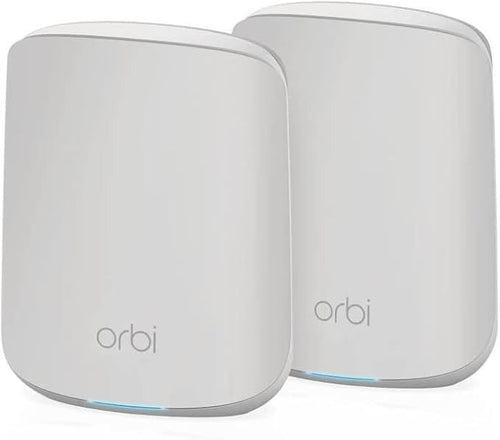 NETGEAR Orbi Mesh WiFi System (RBK352) | WiFi 6 Mesh Router with 1 Satellite Extender |WiFi Mesh Whole Home Dual Band Coverage up to 2,500 sq. ft. and 30+ Devices | AX1800 WiFi 6 (Up to 1.8 Gbps)