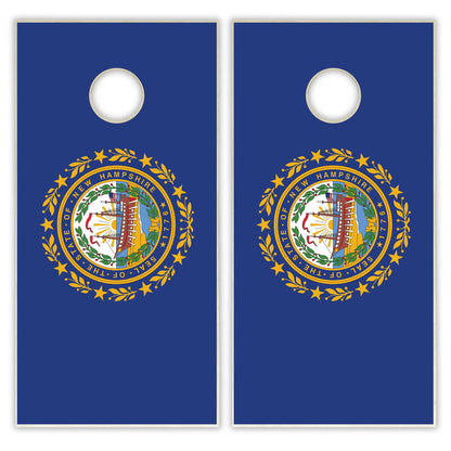 New Hampshire State Flag Cornhole Set