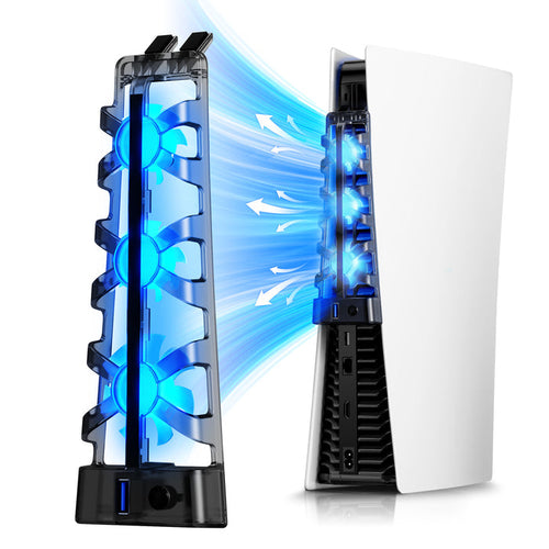 NexiGo Enhanced 3-Level Cooling Fan for PS5 console