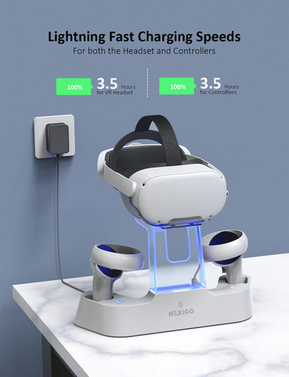 NexiGo S20 Pro Charging Dock For Meta/Oculus Quest 2 consumerelectronics - NexiGo