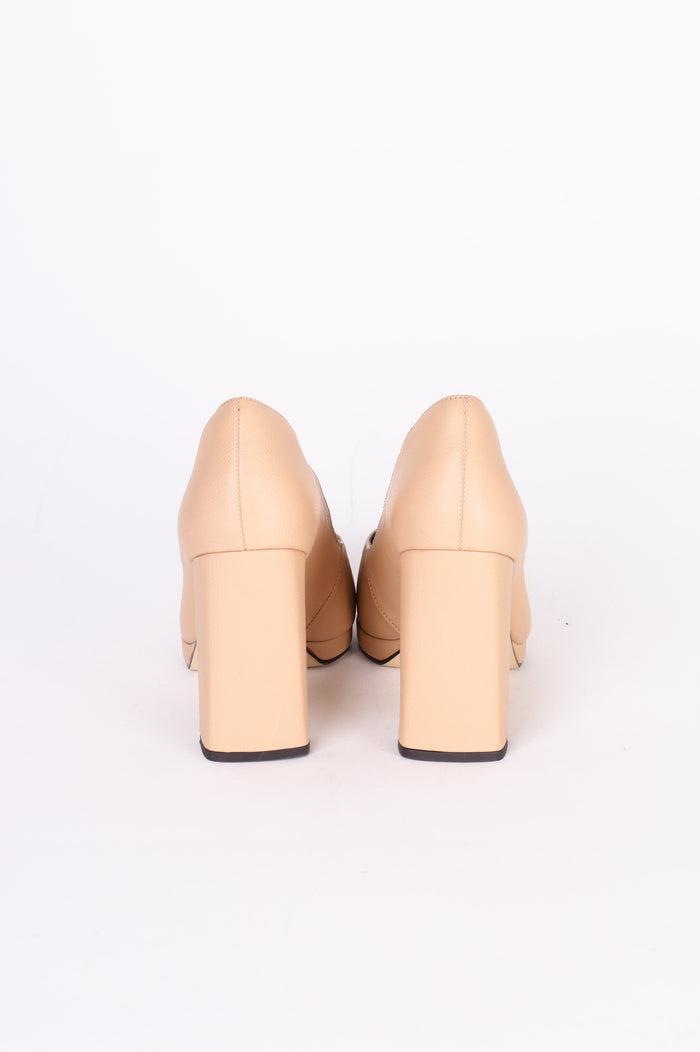 Nina Armando Womens Beige Heels Size EU 39