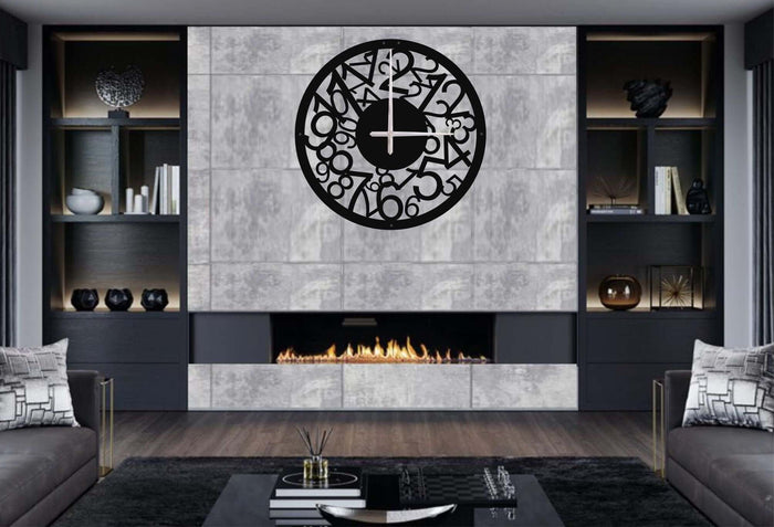 Numbers Clock - Wall Clocks available at Dekadron for $99.90