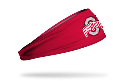 Ohio State: Logo Scarlet Big Bang Lite Headband - View 2