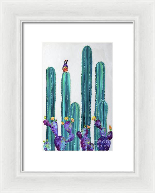 On Perch - Framed Print