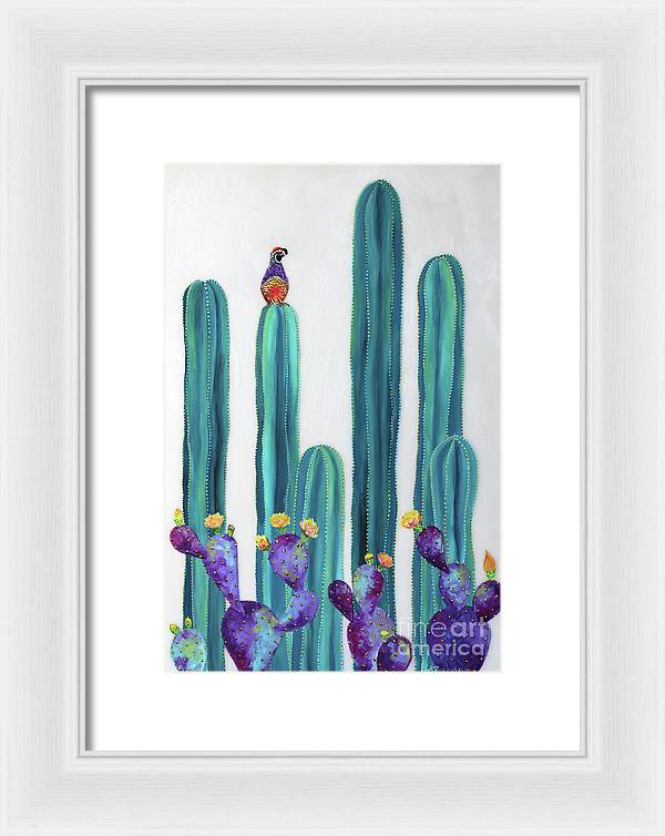 On Perch - Framed Print