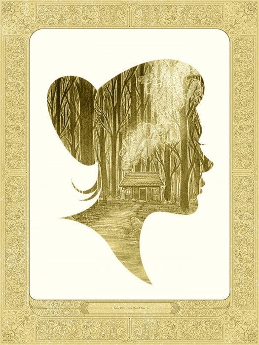 Once Upon A Time Snow White   Variant Kevin Tong poster