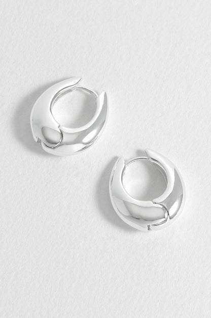 Oversized Teardrop Hoops