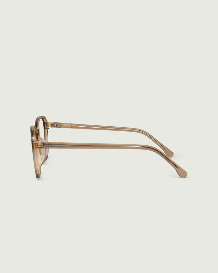 Ceylon::Paige Eyeglasses square brown plant-based plastic side