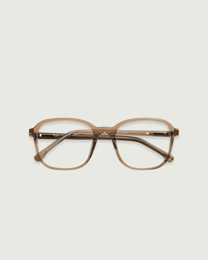 Ceylon::Paige Eyeglasses square brown plant-based plastic top