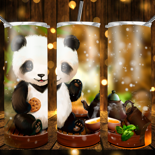 Panda Bear Cute Tumbler