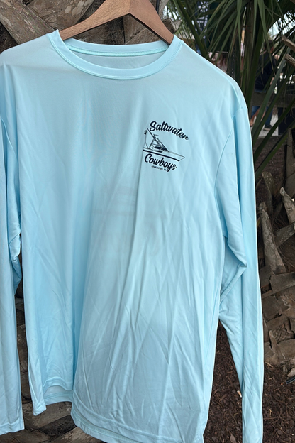 PASTEL BLUE BOAT TEE
