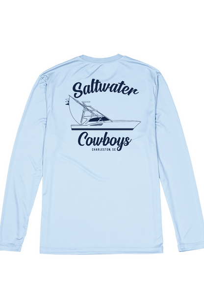 PASTEL BLUE BOAT TEE