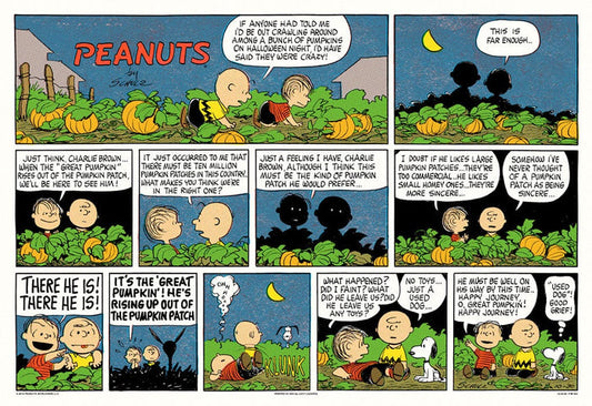 Peanuts Great Pumpkin Poster