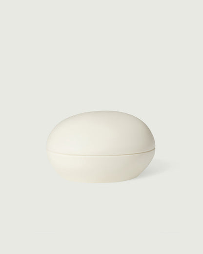 Burrata::Sunnies Flask  pebble cap white  front