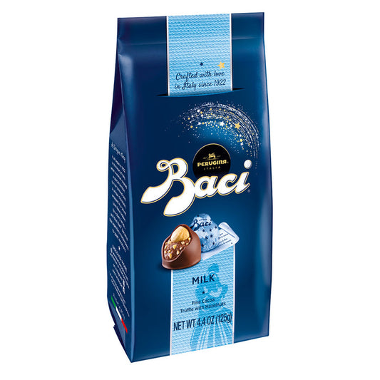 Perugina Baci Milk Chocolate with Hazelnuts Candy - 4 Count