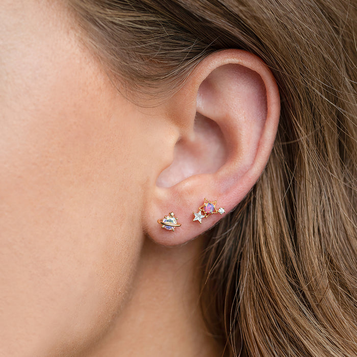 Petite Planet Piercing Style Earring