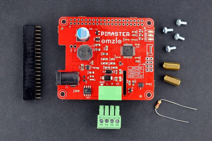 PiMaster HAT - IoT Gateway for Raspberry Pi (unsoldered) by Omzlo - The Pi Hut
